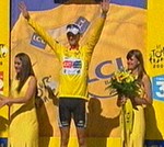 Frank Schleck pendant la 16�me �tape du Tour de France 2008